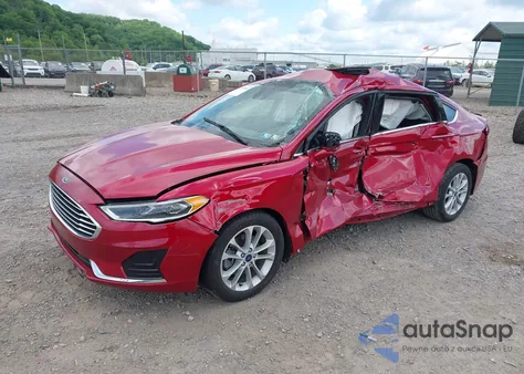 2020 Ford Fusion Hybrid Sel from USA, damaged, VIN 3FA6P0MU3LR106195